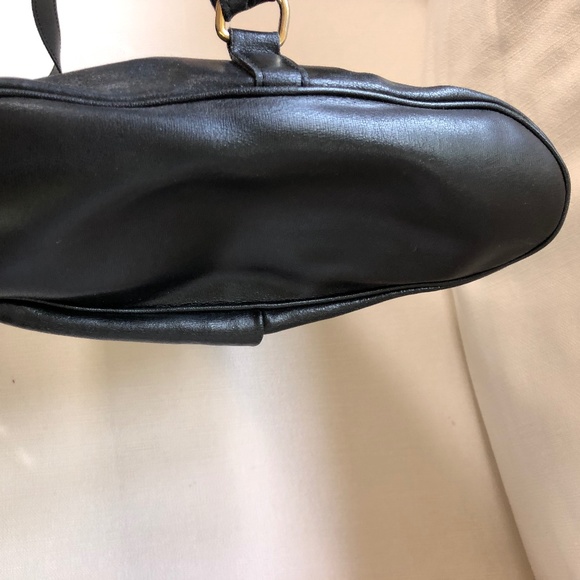 *SOLD* Longchamp Paris Black Leather Crossbody Bag - Picture 8 of 8